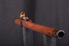 Red Curly Tiger Native American Flute, Minor, High C-5, #T4E (6)